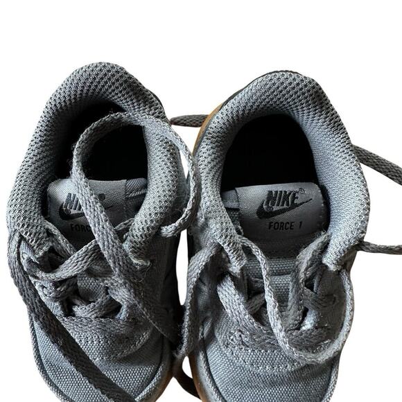 Air Force 1 Low LV8 GS 'Flat Pewter Gum  toddler kids boys grey 5 C - Picture 3 of 7